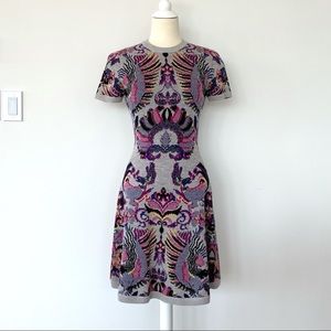 McQ Alexander McQueen GRIFFIN INTARSIA KNIT DRESS